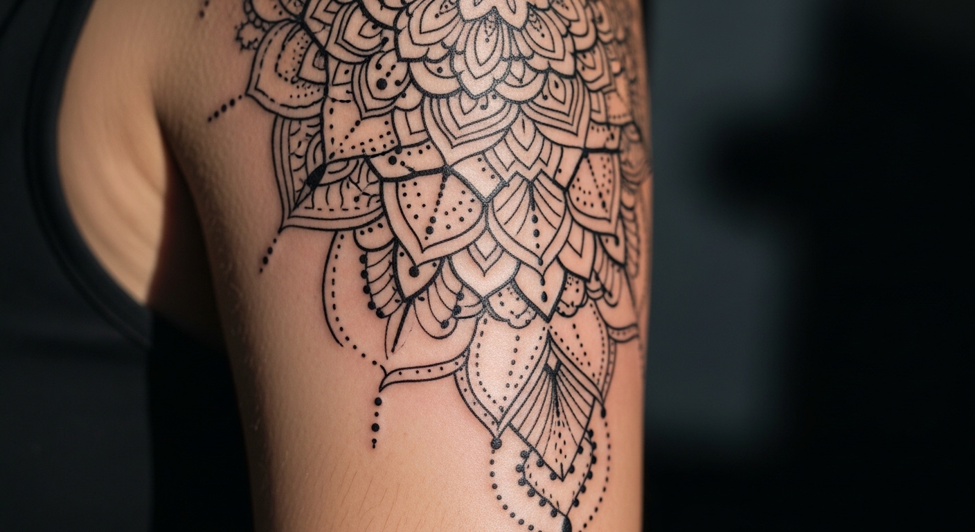 20 Feminine Half Sleeve Mandala Tattoo Design You’ll Want to Try