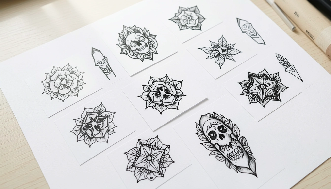 12 Creative Small Easy Tattoo Stencils Worth Stealing