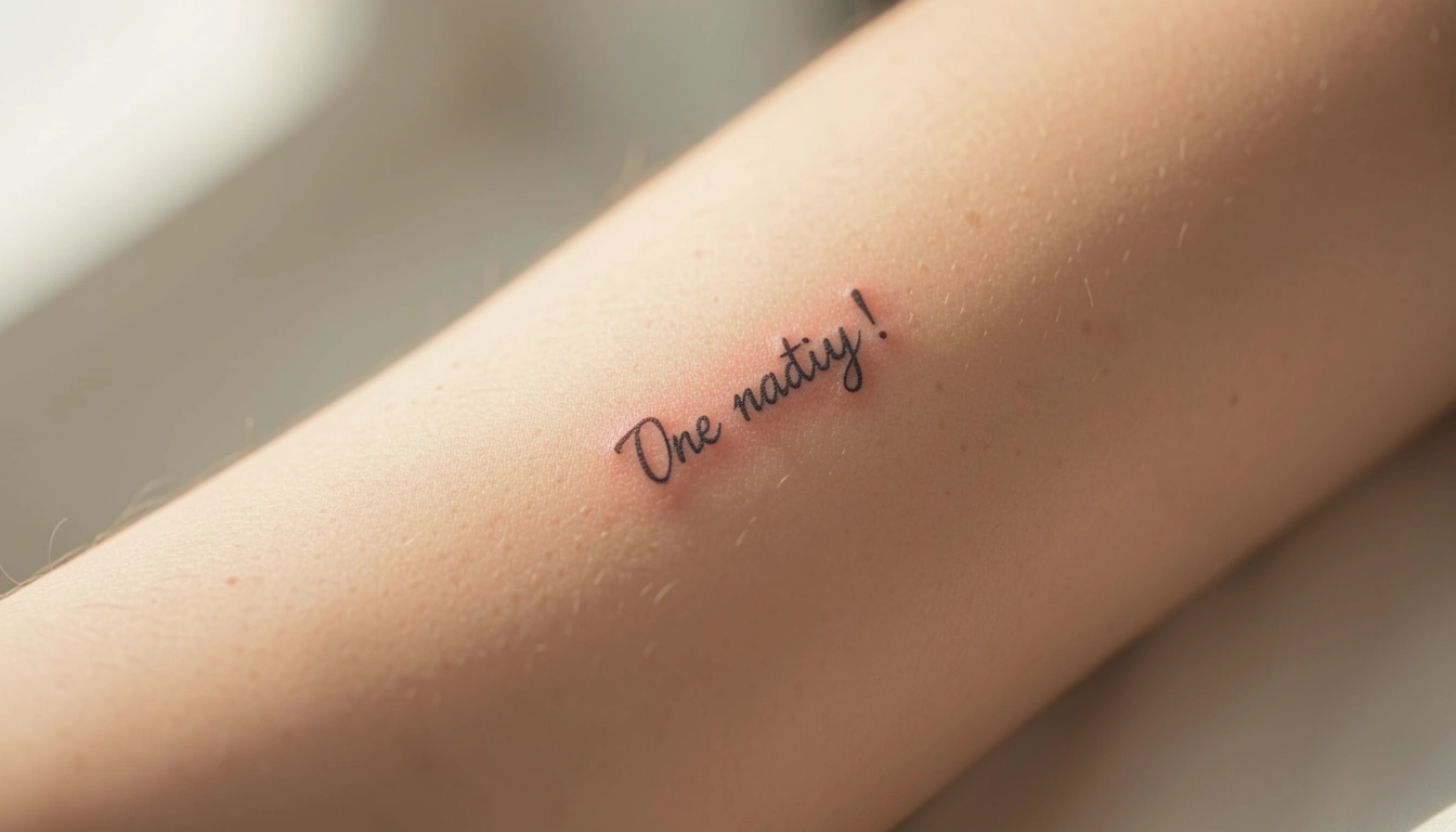Need Delicate Word Tattoos Inspiration? Try These 9