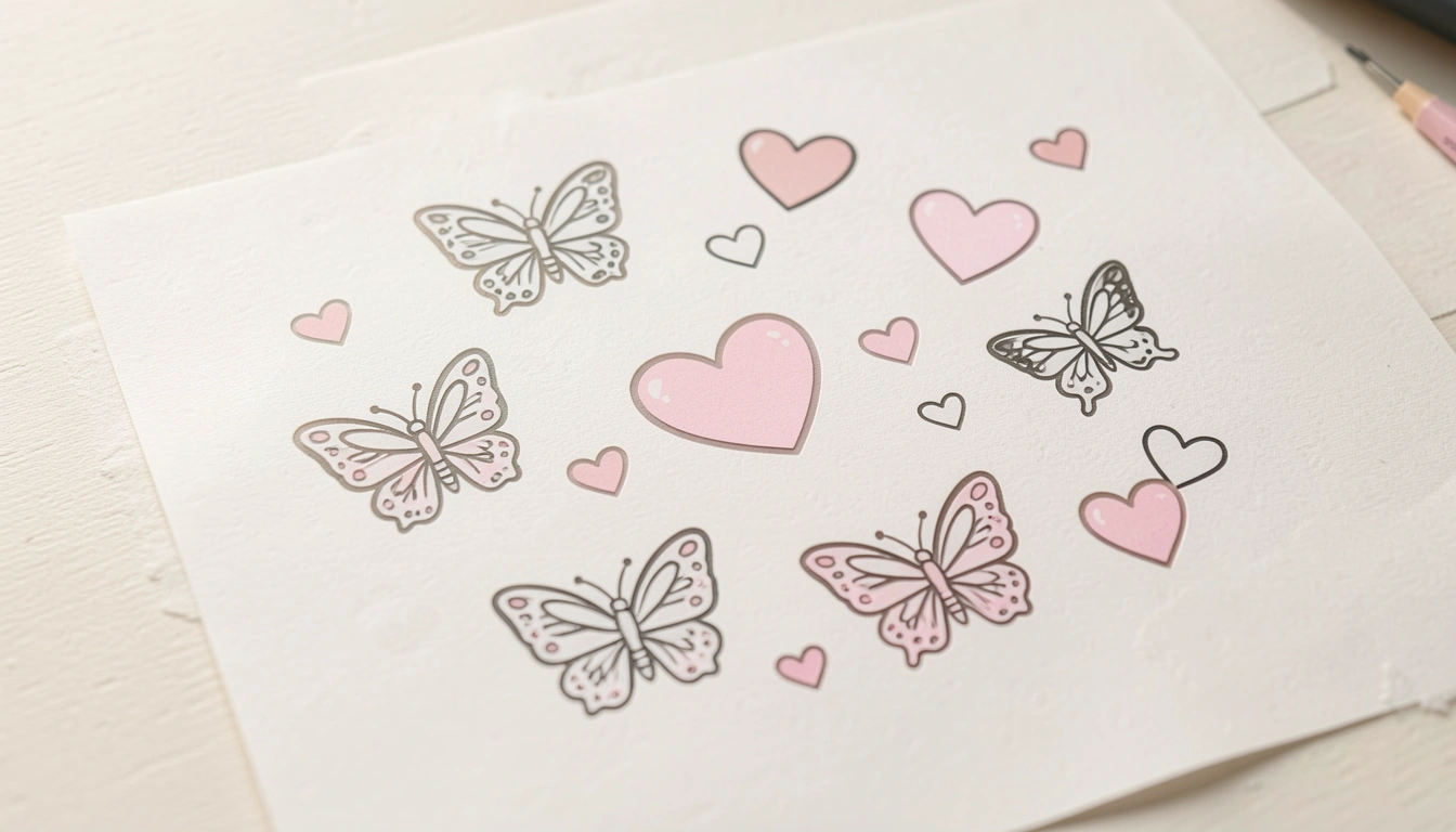 30 Delicate Cute Easy Tattoo Stencils You’ll Want to Try