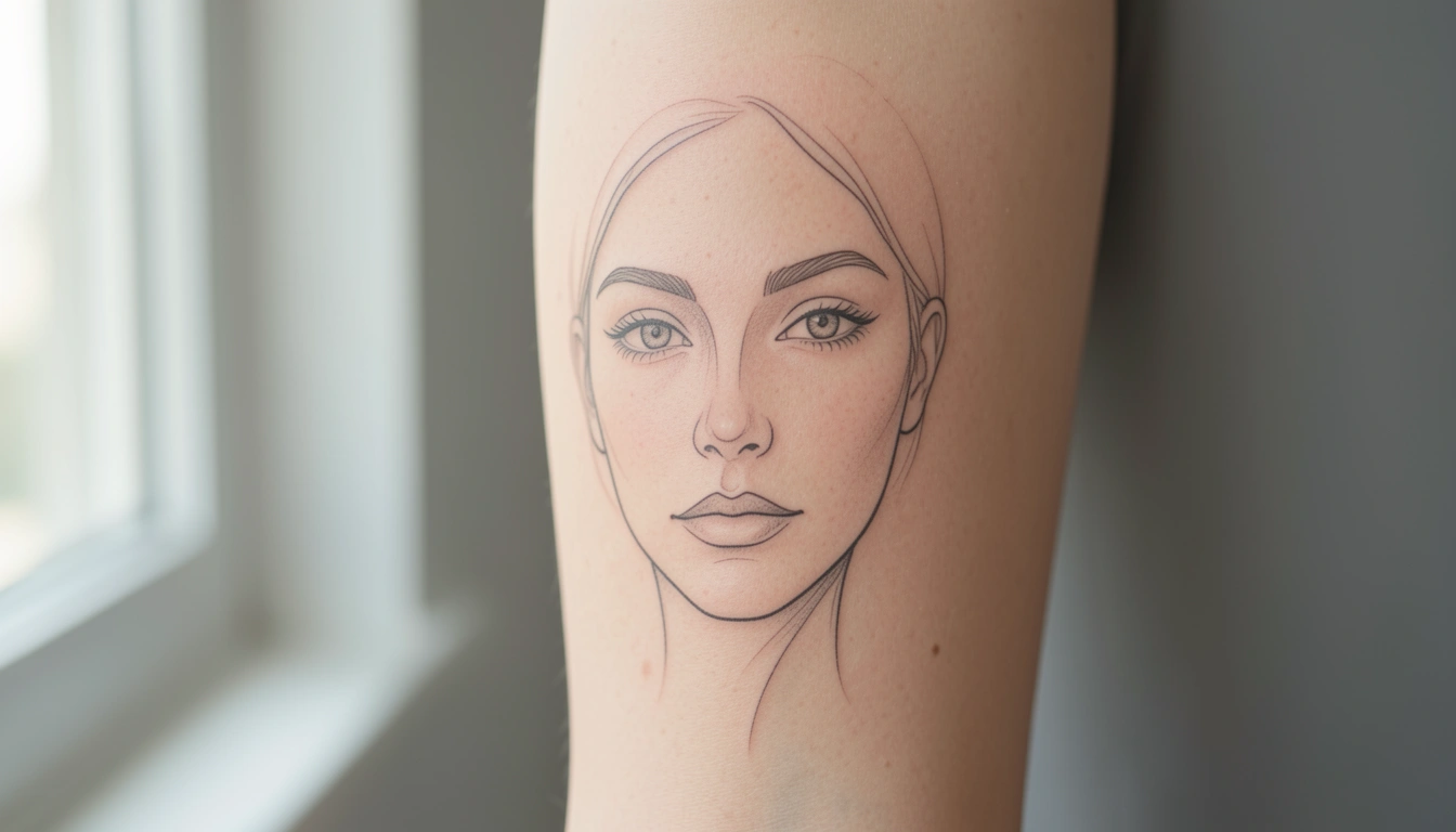 25 Empowering Minimalist Face Tattoos Every Woman Will Love