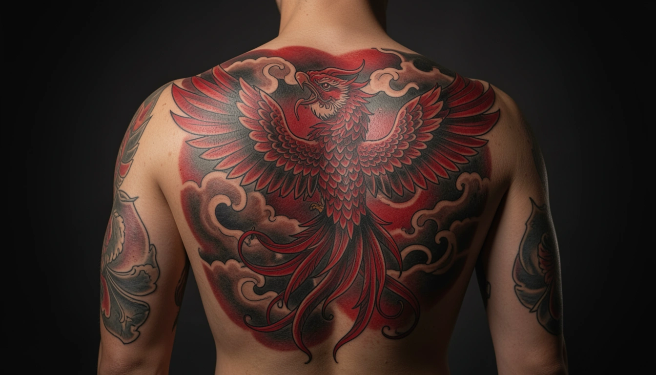 31 Lovely Back Japanese Phoenix Tattoos Worth the Pain