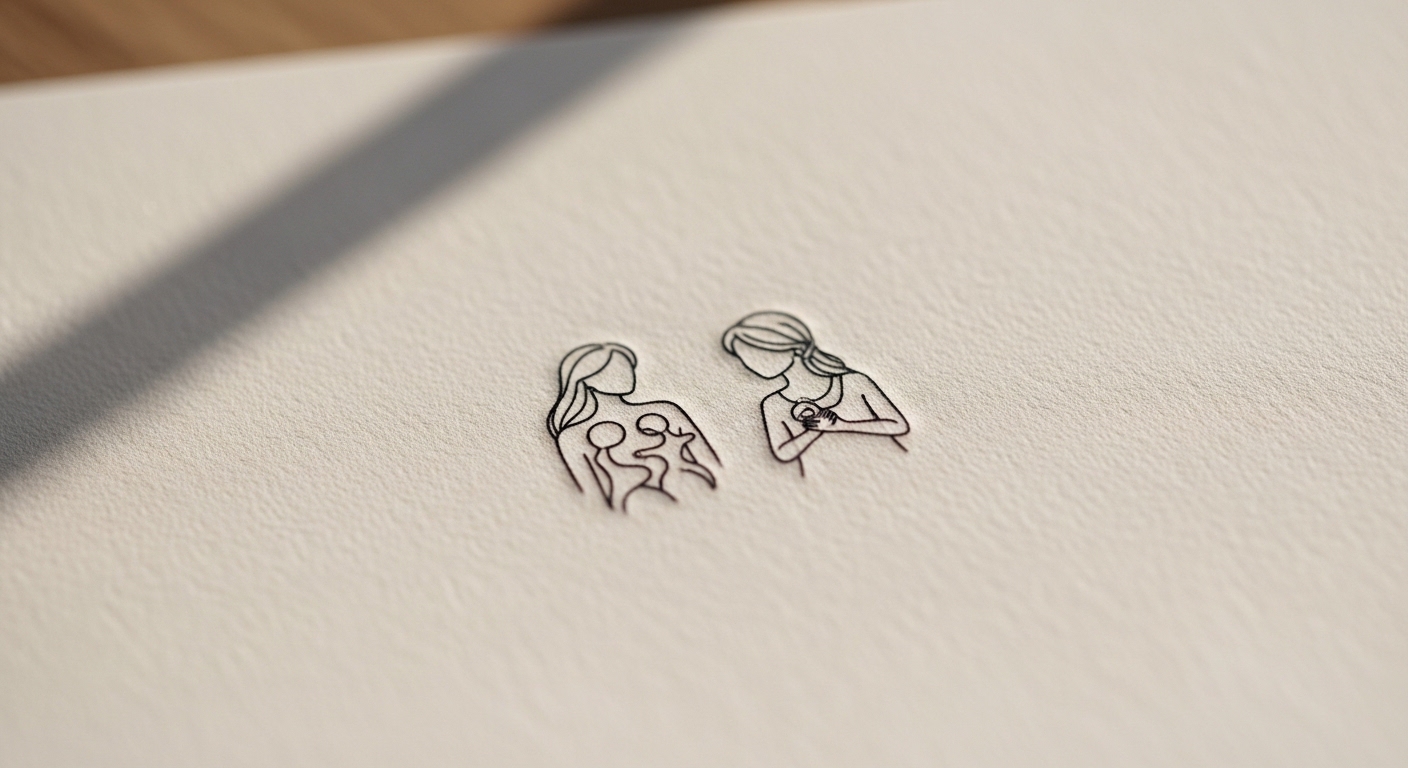 35 Healing Delicate Mom and Daughter Tattoos with Hidden Meaning