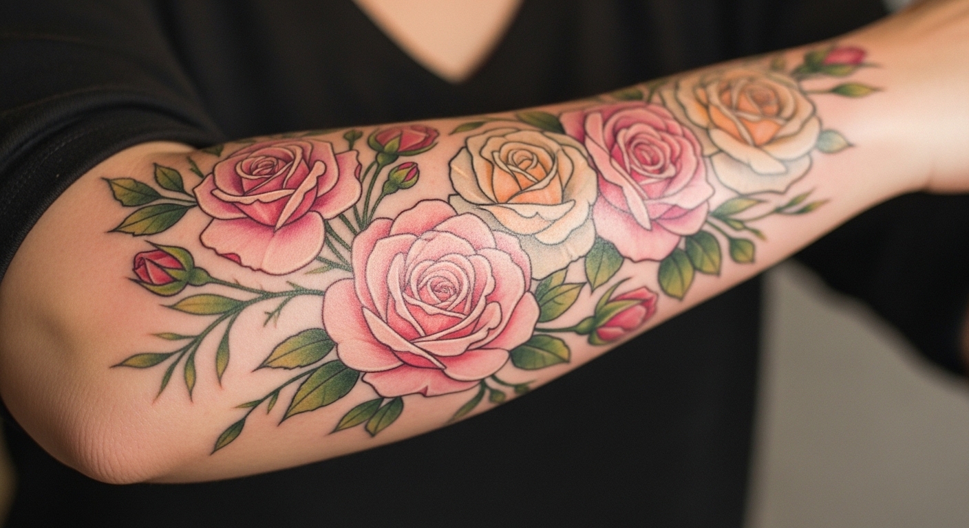 25 Magical Floral Girly Sleeve Tattoos You’ll Want to Try