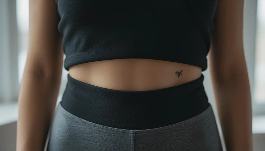 small waist tattoos for women