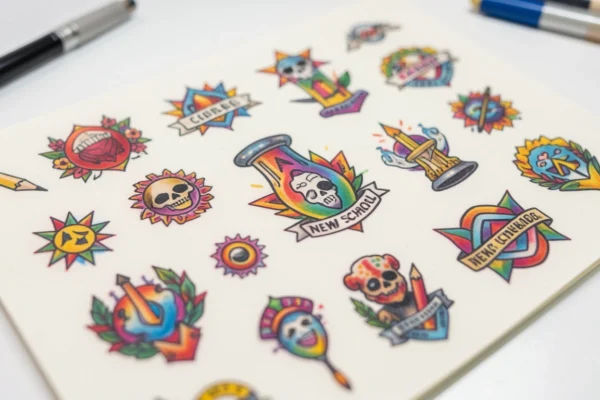 20 Classic Small New School Tattoos You’ll Want to Try