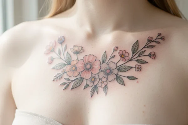13 Beautiful Floral Under Breast Tattoos You’ll Want to Try