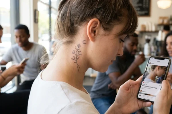 30 Soft Fine Line Side Neck Tattoos Going Viral in 2026