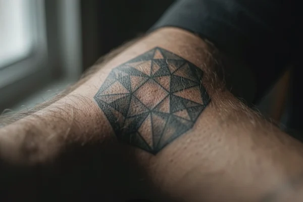 27 Striking Geometric Arm Tattoos for Modern Men