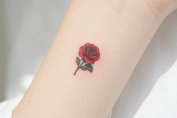 27 Chic Minimalist Red Ink Tattoos Worth Stealing