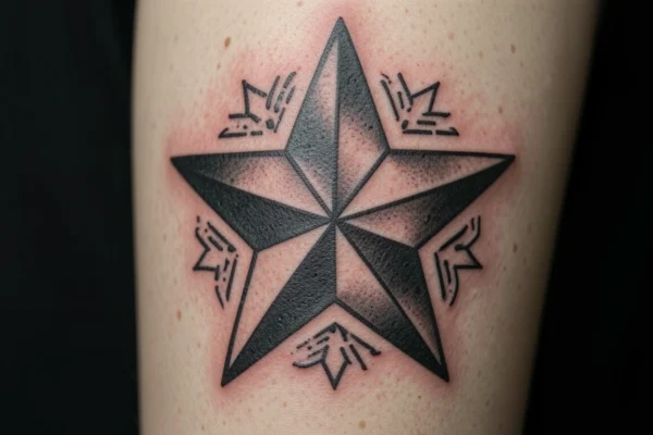 17 Iconic Traditional Star Tattoos for Modern Men