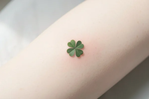 13 Dainty Minimalist Four Leaf Clover Tattoos to Save