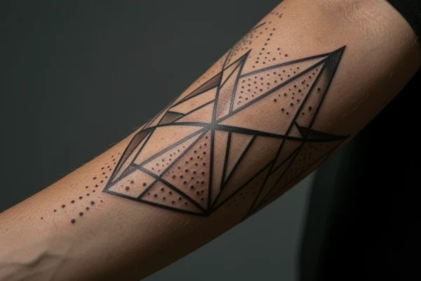30 Cool Geometric Sleeve Tattoos for Modern Guys