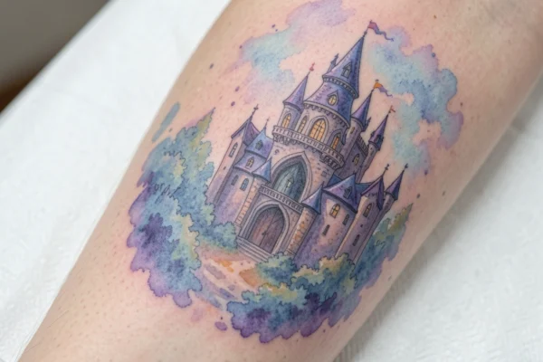 27 Soft Watercolor Howls Moving Castle Inspired Tattoo Ideas for Fans