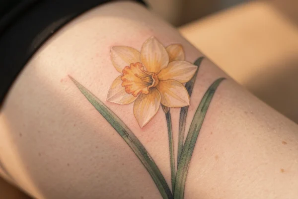 27 Dreamy Watercolor December Birth Flower Tattoos to Try