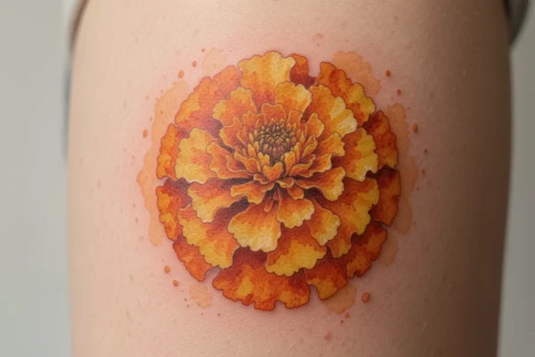31 Best Watercolor October Birth Flower Tattoos Worth Stealing