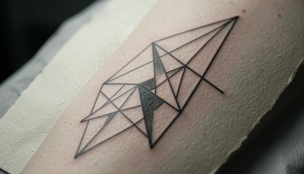 geometric man tattoo ideas