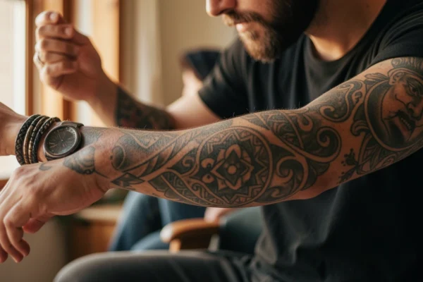 41 Iconic Traditional Full Sleeve Tattoos Made for Bold Men