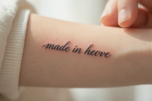 9 Beautiful Small Made In Heaven Tattoo Ideas with Deep Meaning
