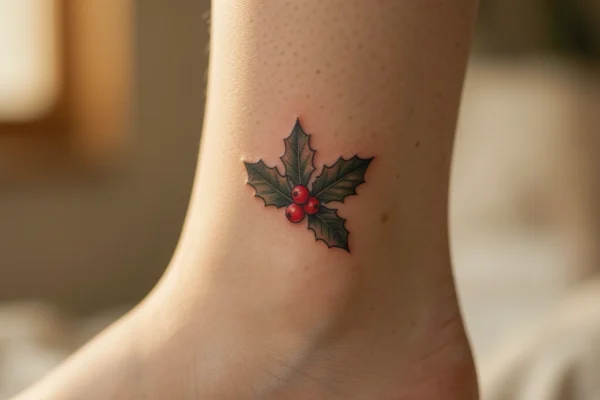 30 Pretty Small December Birth Flower Tattoo Ideas to Save
