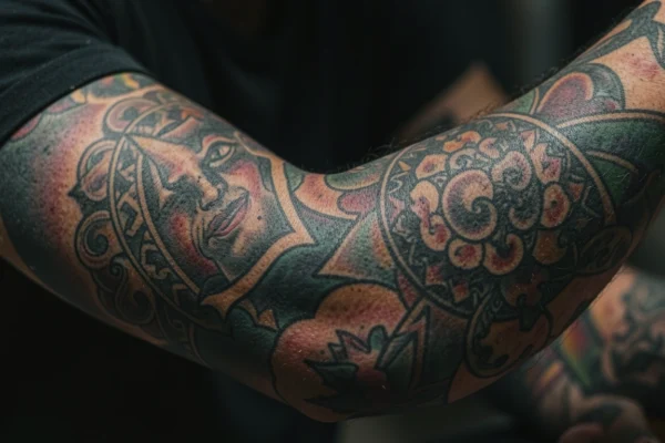 31 Classic Traditional Sleeve Tattoos Made for Bold Men