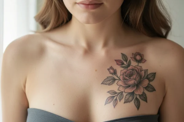 27 Gorgeous Floral Breast Tattoos That Look Stunning