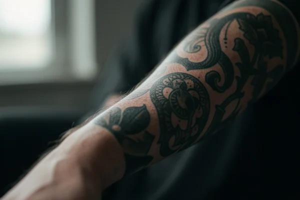 12 Powerful Blackwork Arm Tattoos Every Man Will Love