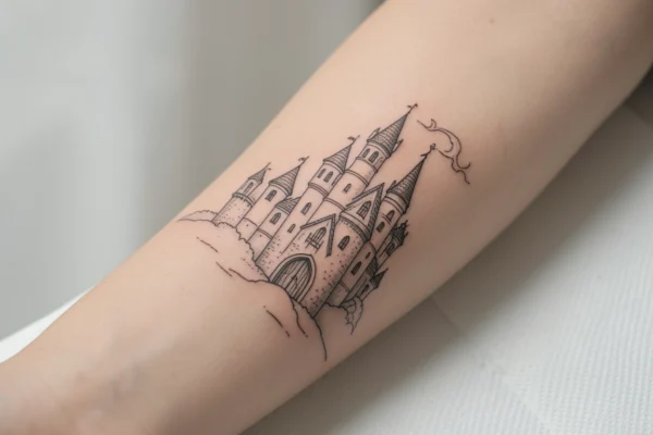 23 Pretty Minimalist Howls Moving Castle Tribute Tattoos to Try