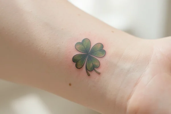 11 Charming Delicate Four Leaf Clover Tattoo Ideas to Try